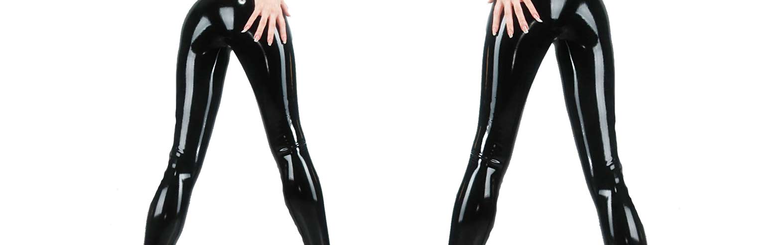 Latex Leggings - High Waist - Basic one